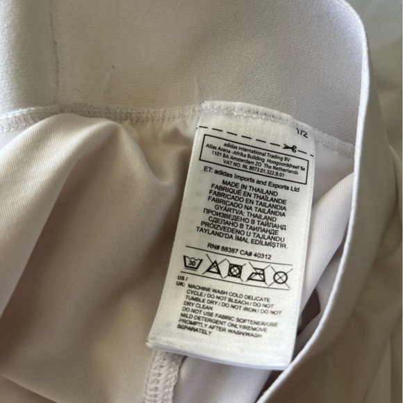 Adidas White Activewear Tennis Skort - Picture 9 of 11